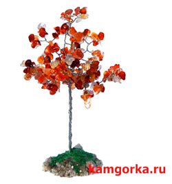 Дерево счастья из натуральных камней